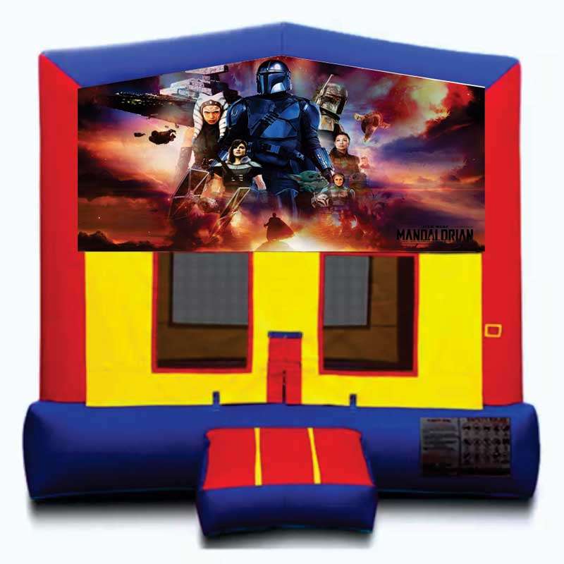 The Mandalorian 2 Banner Bounce House